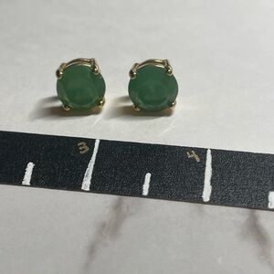 kate spade Elegant Green Stud Earrings